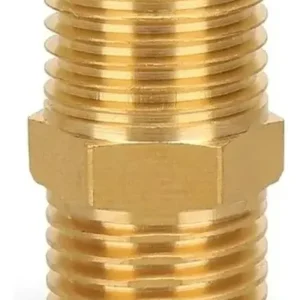 Niple de media de bronce he/he