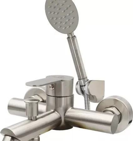 Mono mando Tina ducha modern inox