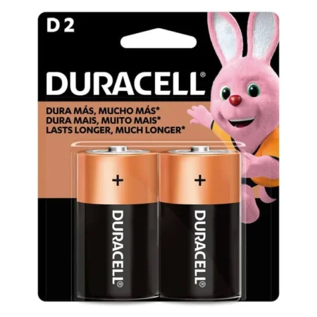 Pila Duracell Alcalina D Grande 2 Unidades